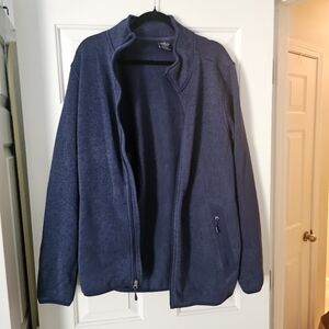 Charles River Apparel Men's Navy Full-Zip Jacket